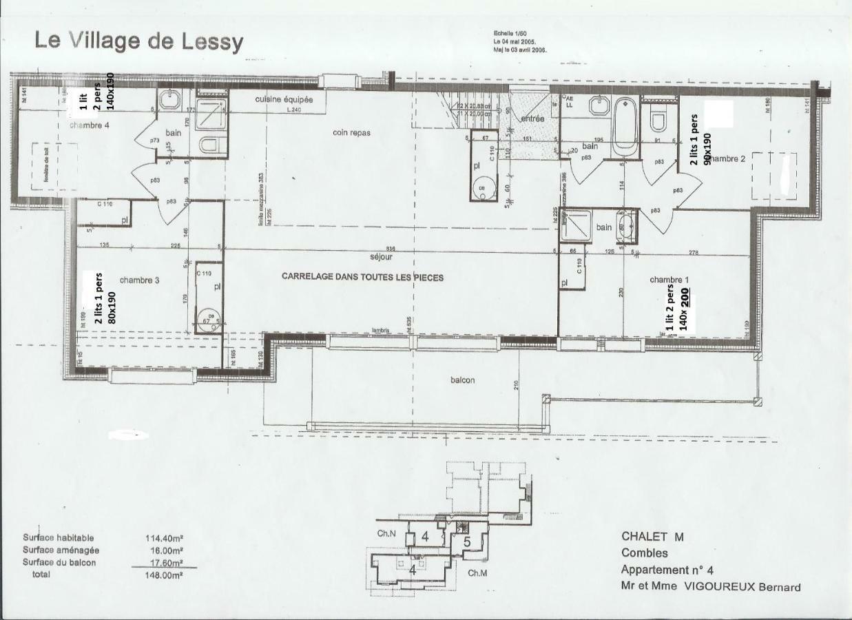 Le Lessy M4 Apartment Le Grand-Bornand Exterior photo